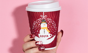 Costa collaborates with Nail’d It for Christmas nails 